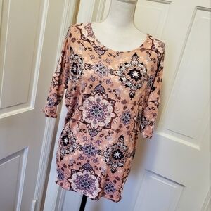 NWT Agnes & Dora Colorful Dolman Tunic Size Small